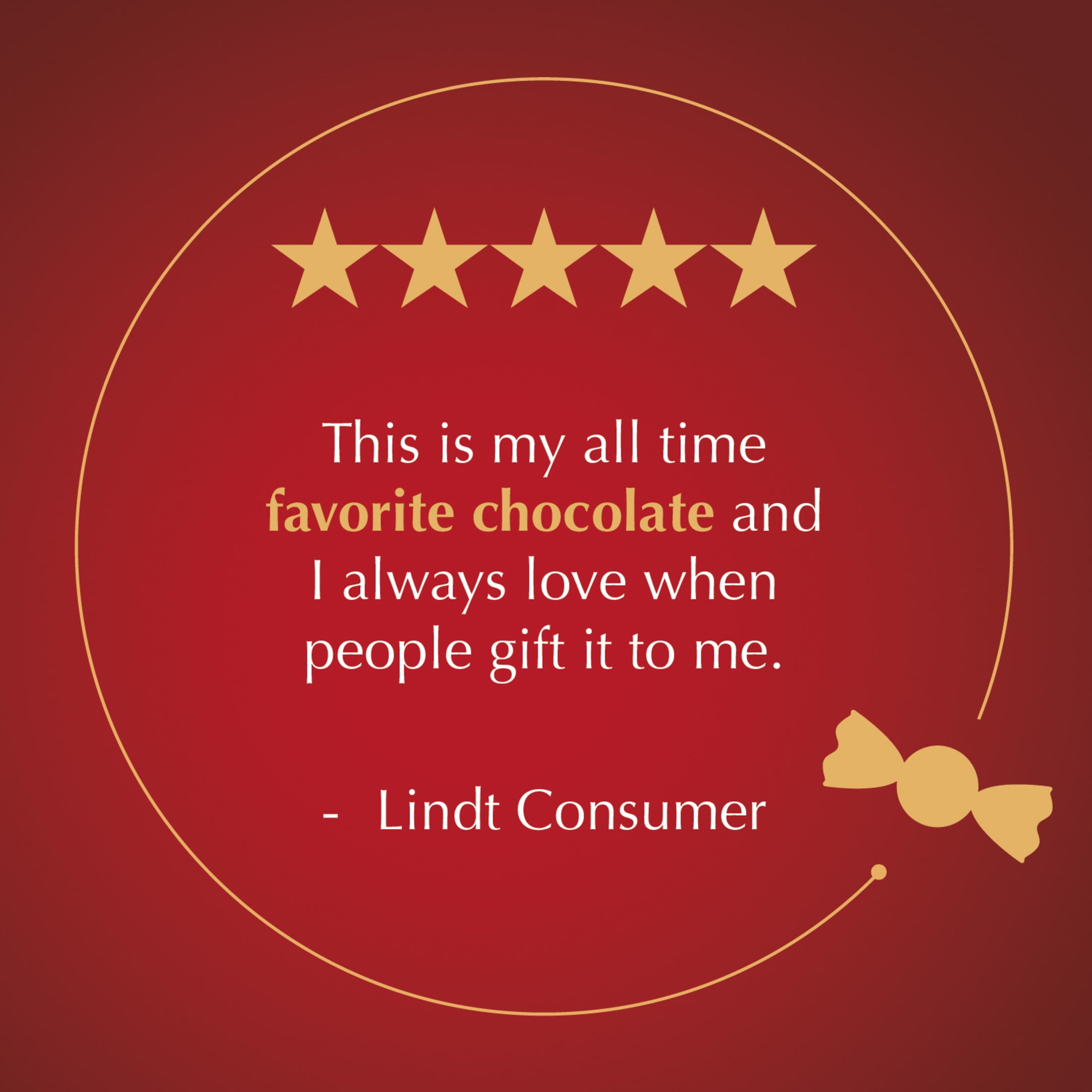 Lindt LINDOR Milk Chocolate Candy Truffles, 15.2 oz. Bag