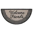 thumbnail image 4 of VHC Brands Finders Keepers Welcome Friends Coir Rug Half Circle 16.5x33, 4 of 5