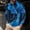 (Casual 40)Blue, variant on DayScoop Mens Big & Tall T-shirt Long Sleeve T Shirt Casual Fashion Turn-down Collar Printing Pullover Fitness Sports Tops Tees Plus Size