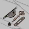thumbnail image 3 of Furniture Hardware Drawer Lock Vintage Furniture Drawer Lock, 3 of 9