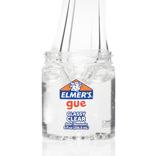 Slime Elmer's Gue, prefabricado, transparente y cristalino, 2 unidades