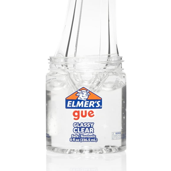 Slime Elmer's Gue, prefabricado, transparente y cristalino, 2 unidades