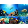 thumbnail image 2 of wall26 - Peel and Stick wallpapaer - Under The Ocean/deep sea Aquarium Collage | Removable Large Wall Mural Creative Wall Decal - 100x144 inches, 2 of 6