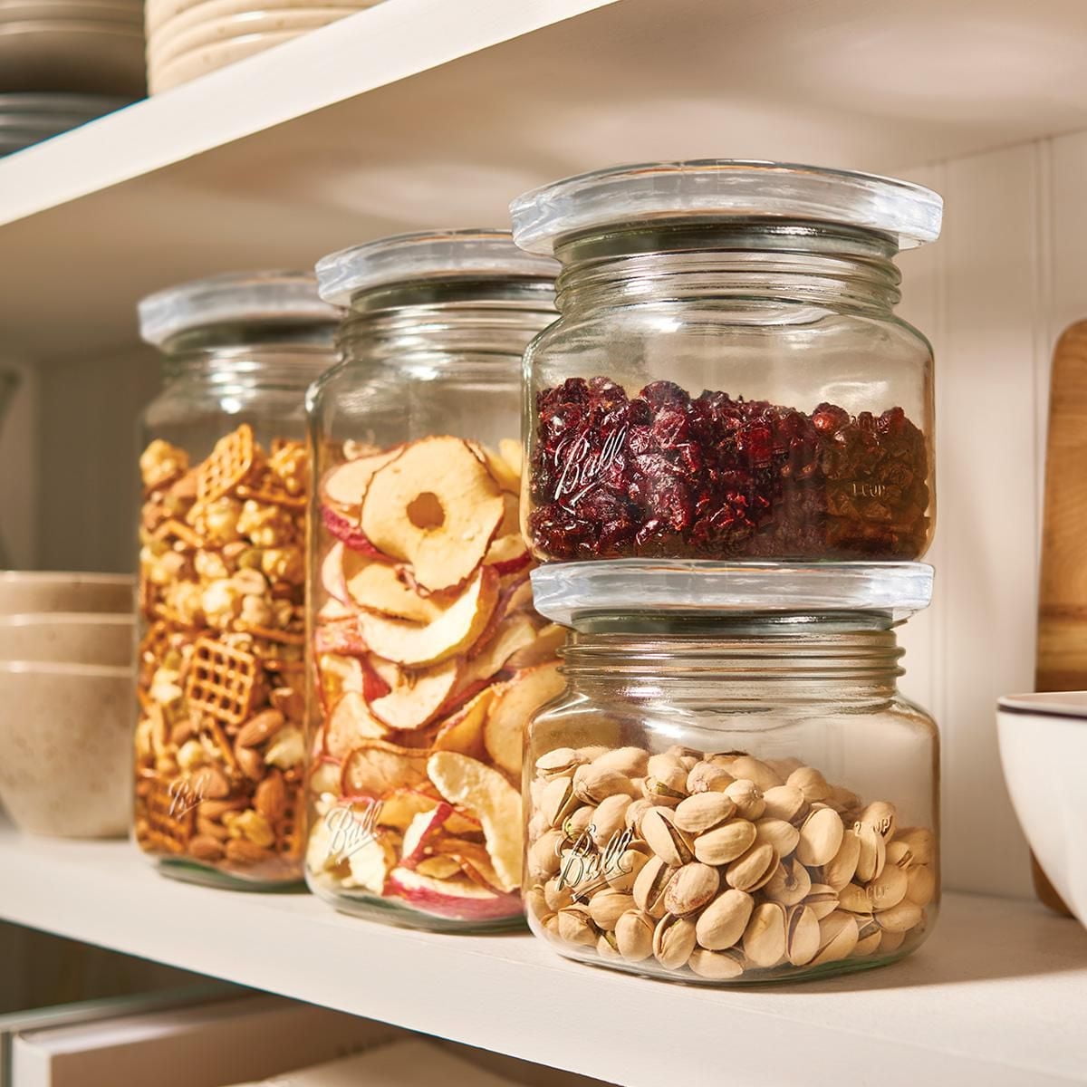 Ball Stack & Store Quart Jar, bocal de stockage en verre