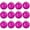 Hot Pink, variant on KOYPTL Christmas Balls Ornaments,12 pcs Foam Shatterproof Balls,Disco Mirror Glitter Christmas Tree Bulbs For Xmas Tree Holiday Wedding Party Decorations (1.18 Inch Purple)