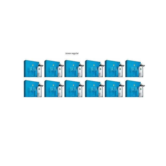 Pack de 12 Tequila Casa Dragones Joven + 2 Copas 750 ml