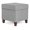 Light Gray, variant on 17.5 Inch Square Storage Ottoman with Wheels, Modern Linen Upholstered Footrest Stool & Coffee Table with Top Lid, Rolling Footstool for Living Room & Bedroom, Grey
