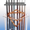 thumbnail image 5 of GSE Games & Sports Expert Clear Acylic Corner-Style Floor Stand Billiard Pool Cue Racks. Holds 8 Pool Cue Sticks, 2 Pool Ball Racks, 16 Pool Balls, 5 of 8