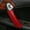 Monterey Red, variant on C6 Corvette Leather Door Handle Accent Black