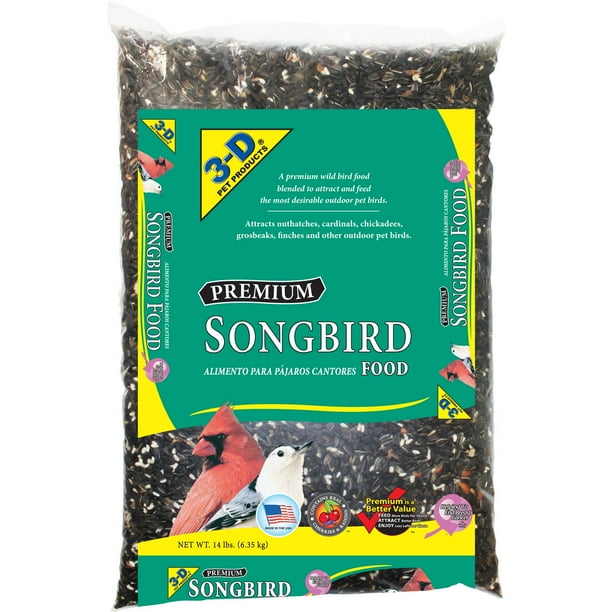 3D Pet Products Premium Songbird Food, 14 lbs