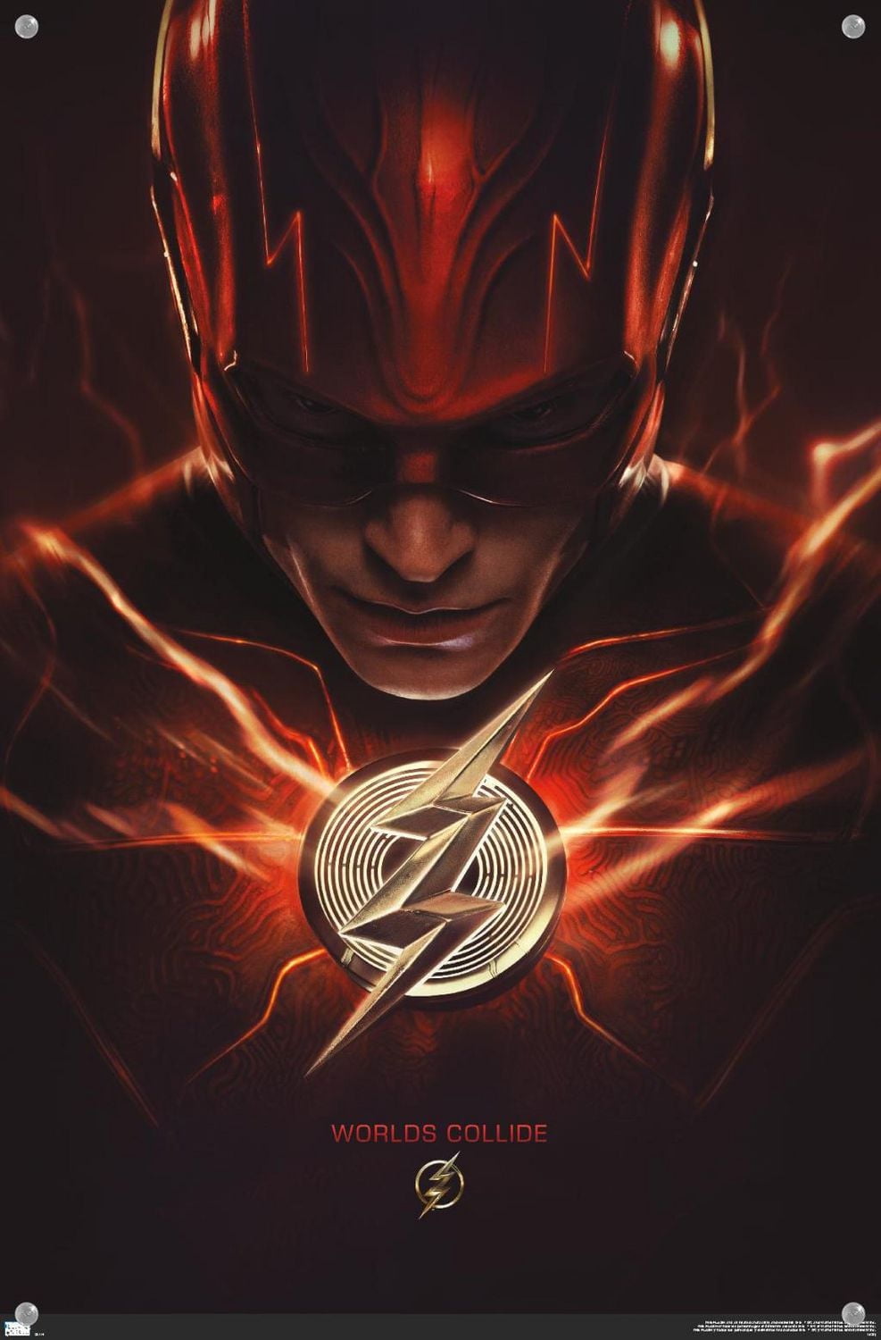 DC Comics Movie The Flash - The Flash One Sheet Wall Poster, 22.375" x 34"