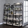 thumbnail image 2 of ACME Furniture Wendral 5-Tier Bookshelf in Natural and Black, 2 of 3