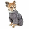 thumbnail image 3 of Dog Helios 'Hurricanine' Waterproof And Reflective Full Body Dog Coat Jacket W/ Heat Reflective Technology, Grey - X-Large, 3 of 5