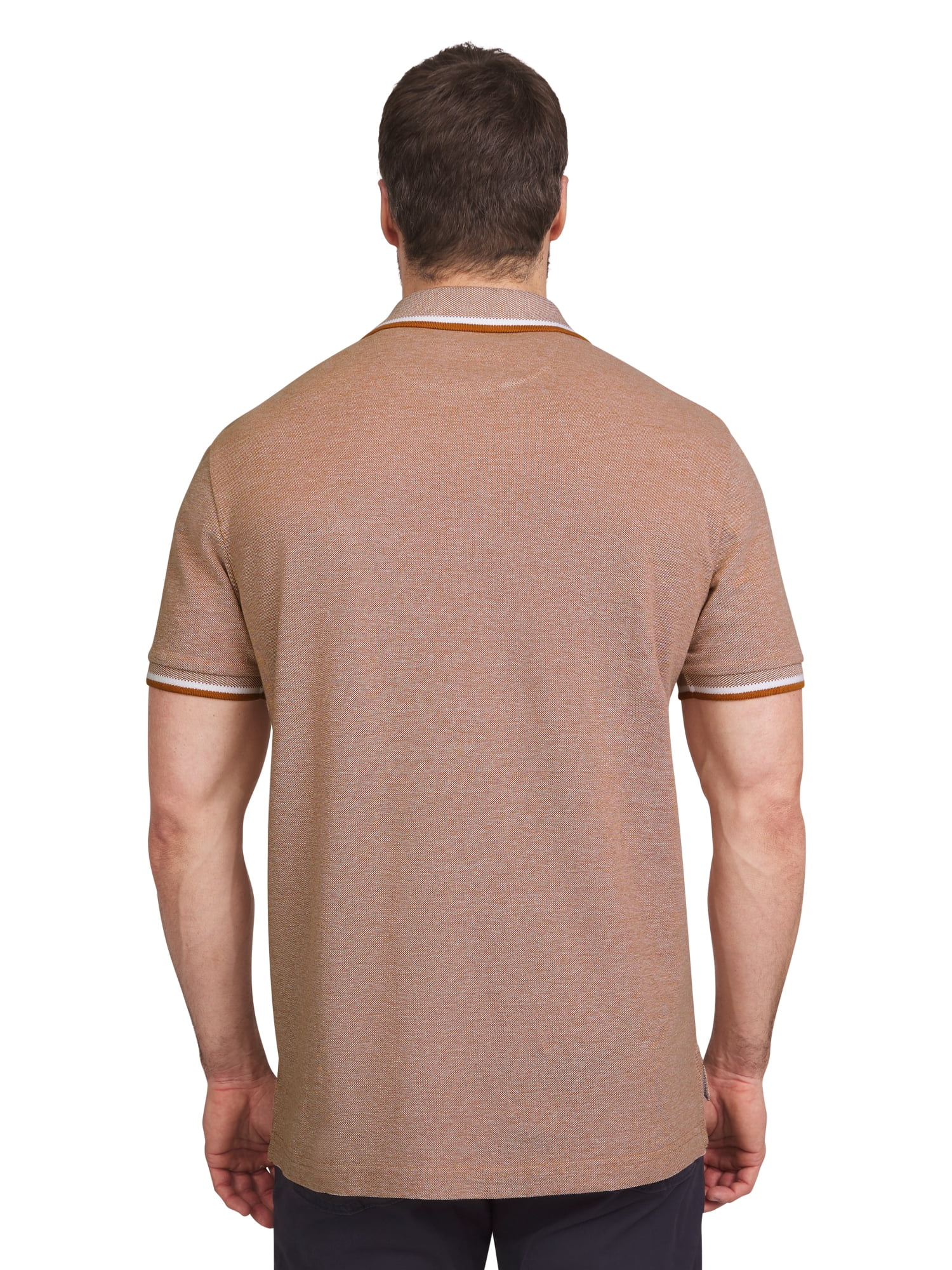 Chaps Men's & Big Men's Short Sleeve Stretch Cotton Polo Shirt, Sizes S-2XL