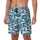 thumbnail image 1 of Balery Ocean Waves Bañador para hombre, shorts de playa de secado rápido con entrepierna y forro de compresión-3X-Large, 1 of 6
