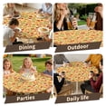 thumbnail image 5 of Round Table Cover for Round Tables 36"-70", Fitted Tablecloth with Elastic for Indoor Outdoor Party Holiday, 36inch, A Pine Tree Forest, 5 of 8