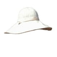 thumbnail image 2 of Fiudx Sombrero de Playa para El Sol, Sombrero de Ala Ancha para Mujer, Diseño de Cola de Caballo con La Parte Superior Hueca, Elegante Estilo Lazo, Protección Solar, Esencial para Viajes, Diseño Lige, 2 of 6