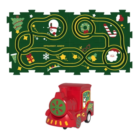 Juego de rompecabezas de vías para niños CUTICAT 8 piezas