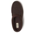 thumbnail image 6 of Dearfoams Cozy Comfort Men's Moc Toe Clog Slippers, 6 of 8