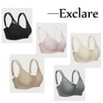 Exclare Women's Full Coverage Plus Size Comfort Double Support Unpadded