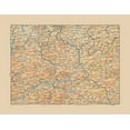 thumbnail image 2 of Baedeker 24x20 Gold Ornate Wood Framed with Double Matting Museum Art Print Titled - Sthal Region Austria - Baedeker 1910, 2 of 4