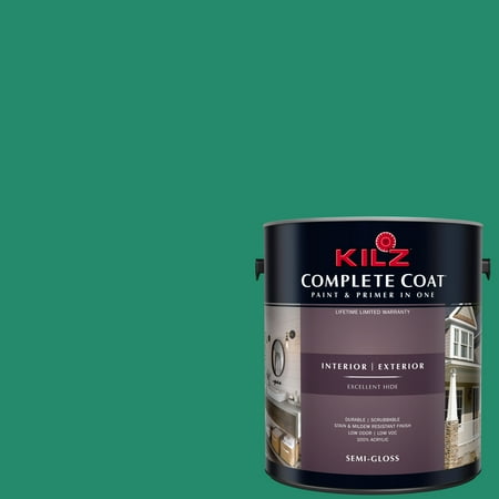 KILZ COMPLETE COAT Interior/Exterior Paint & Primer in One #RH140 Pop of