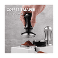thumbnail image 2 of 58Mm Espresso Tamper, Premium Barista Tools Tamper with Spring, Stainless Steel Flat Bottom Silver, 2 of 5