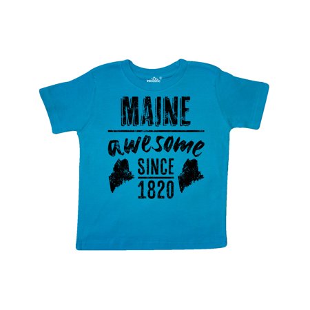 

Inktastic Maine Awesome Since 1820 Gift Toddler Boy or Toddler Girl T-Shirt