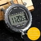 thumbnail image 2 of Cronómetro digital, pantalla LCD grande de mano, alarma diaria resistente al agua, temporizador de precisión de 1/100 segundos para fútbol, deportes, entrenamiento, 2 of 5