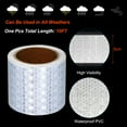thumbnail image 3 of Cinta Reflectante Uxcell Impermeable Autoadhesiva de Alta Visibilidad Cinta de Advertencia de Seguridad Blanca 2 pulgadas x 10 pies, 3 of 7
