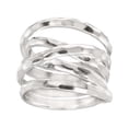 thumbnail image 2 of Silpada Bague en Argent Sterling avec Bande Texturée Superposée 'Emballée', Taille 6, Taille 6, 2 of 4