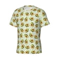 thumbnail image 5 of Vsdgher Avocado Doing Sport Print Men's Dry Fit Mesh Athletic Shirts Moisture Wicking Tennis T-Shirt Tops, 5 of 9