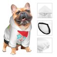 thumbnail image 5 of Yiaed Hello Summer Gnome 2 Print Dog Hoodie Security Pet Dog Costume Pets Dog Hoodie Sweatshirt with Pocket for Small Dogs-X-Large, 5 of 5