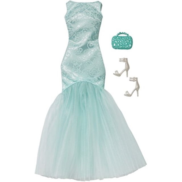 barbie doll green dress