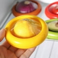thumbnail image 3 of 4PCS Avocado Saver and Tomato Holder - Set of 4 Reusable Storage Containers for Fridge - Ideal for Garlic, Onions, Lemons, and Potatoes, 3 of 6