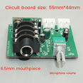 thumbnail image 3 of Microphone Dynamique Condensateur Amplificateur Préamplificateur Micro Prise Petit Module de Signal Amplification Circuit Interface 3.5mm, 3 of 6