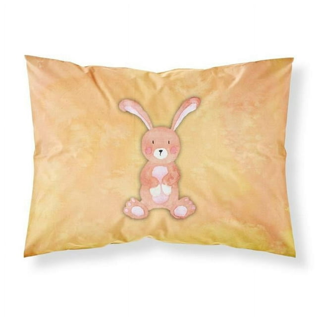 Carolines Treasures BB7383PILLOWCASE Rabbit Watercolor Fabric Standard Pillowcase