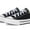 Black/White/Black 2, variant on Converse Boy's Chuck Taylor All Star Eva Lift Platform Little Kid, Black/White/Black 2, 12