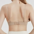 thumbnail image 5 of LLYwey Sport Bras Women's Underwear Seamless Thin Plus Size Soft Underwire Push-up Bra Bra Women Size Nylon Back-Smoothing Bra Style LW-285 Beige S, 5 of 8