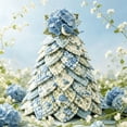 thumbnail image 2 of 2026 New DIY Layered Quilted Fabric Tree Sewing Craft Kit, 4 Floral Designs, Hand-Stitched 3D Petal Patchwork Project for Starters, Ideal Farmhouse Cottage Home Decoration, 2 of 8