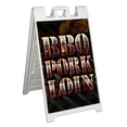 thumbnail image 1 of BBQ Pork Loin (24" X 36") Standard A-Frame Signicade, Includes Decal Applied To Stand, 1 of 4