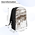 thumbnail image 4 of Gaeub Woodland Forest With Deers Print Unisex Backpacks, College Bookbag,Daypack with Padded 15" Laptop Sleeve,for School, Work, and Travel, 4 of 8