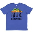 thumbnail image 3 of Inktastic Hello, Beaches Group of Pineapples Youth T-Shirt, 3 of 5