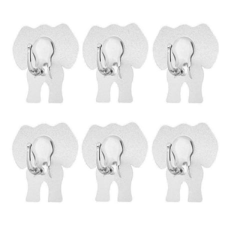 

NUOLUX 6pcs Strong Adsorption Traceless Elephant Hook