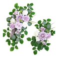 thumbnail image 1 of 2x Arco de flores para boda, adorno rústico decorativo, arreglo floral Púrpura, 1 of 9