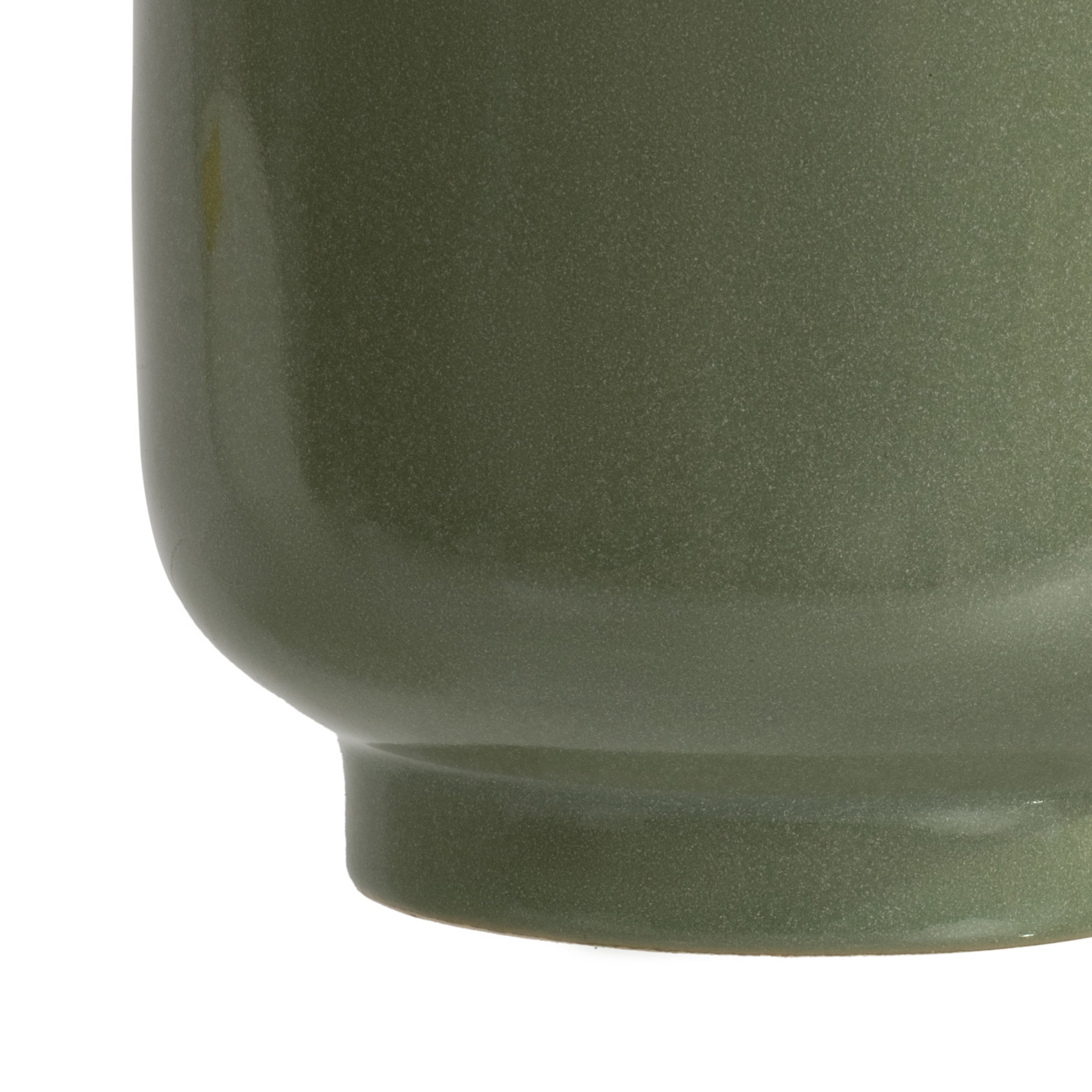 Beautiful 6" Soft Teal Handled Ceramic Planter by Drew Barrymore