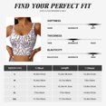 thumbnail image 5 of KLL Lavender Flowers for Workout Tank Tops for Women,U Back Fitness Top Built in Shelf Bras Padded Fit for Yoga Gym-XX-Large, 5 of 8
