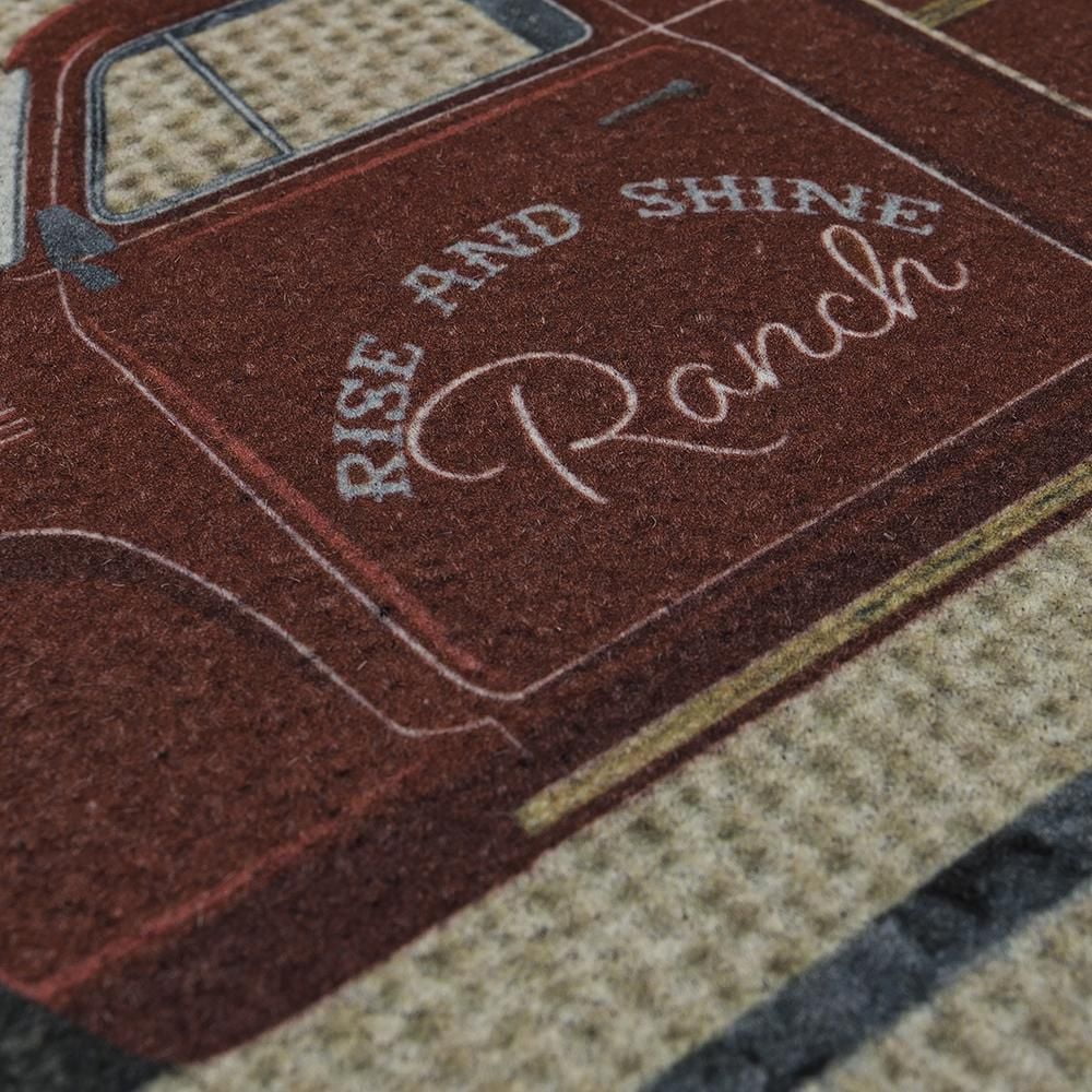 Mohawk Home Tapis d’entrée tournesol Truck Home, 46 x 76 cm (1 pi 6 po x 2 pi 6 po)