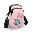 thumbnail image 3 of HELLHERO Frog Mushroom Crossbody Small Crossbody Bags for Men, Women Double Layer Underarm Shoulder Bag Polyester Lightweight, 3 of 7