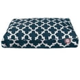 thumbnail image 2 of Majestic Pet | Trellis Rectangle Pet Bed For Dogs, Removable Cover, Navy, Extra Large, 2 of 6